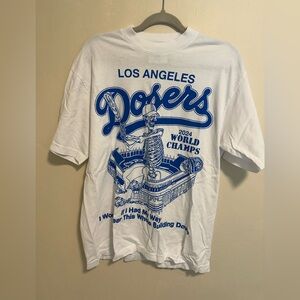 NWOT Online Ceramics Los Angeles Dodgers Grateful Dead Tshirt, Size M
